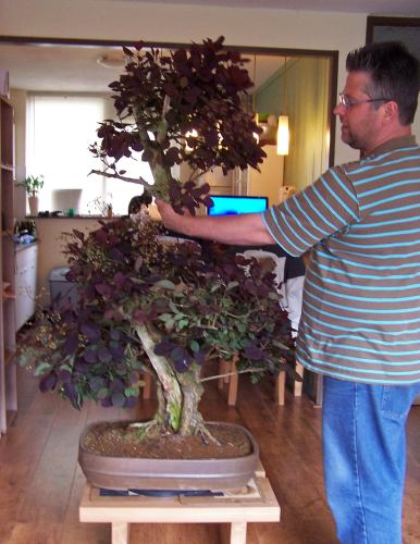 Brave Ed, holding the former top!